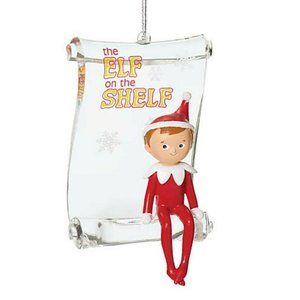 Elf on the Shelf Acrylic Scroll Ornament fun gift